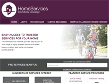 Tablet Screenshot of homeservicesnw.com